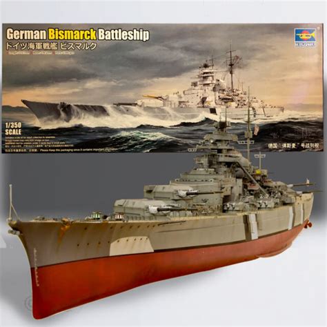 1/350 trumpeter bismarck battleship model kit